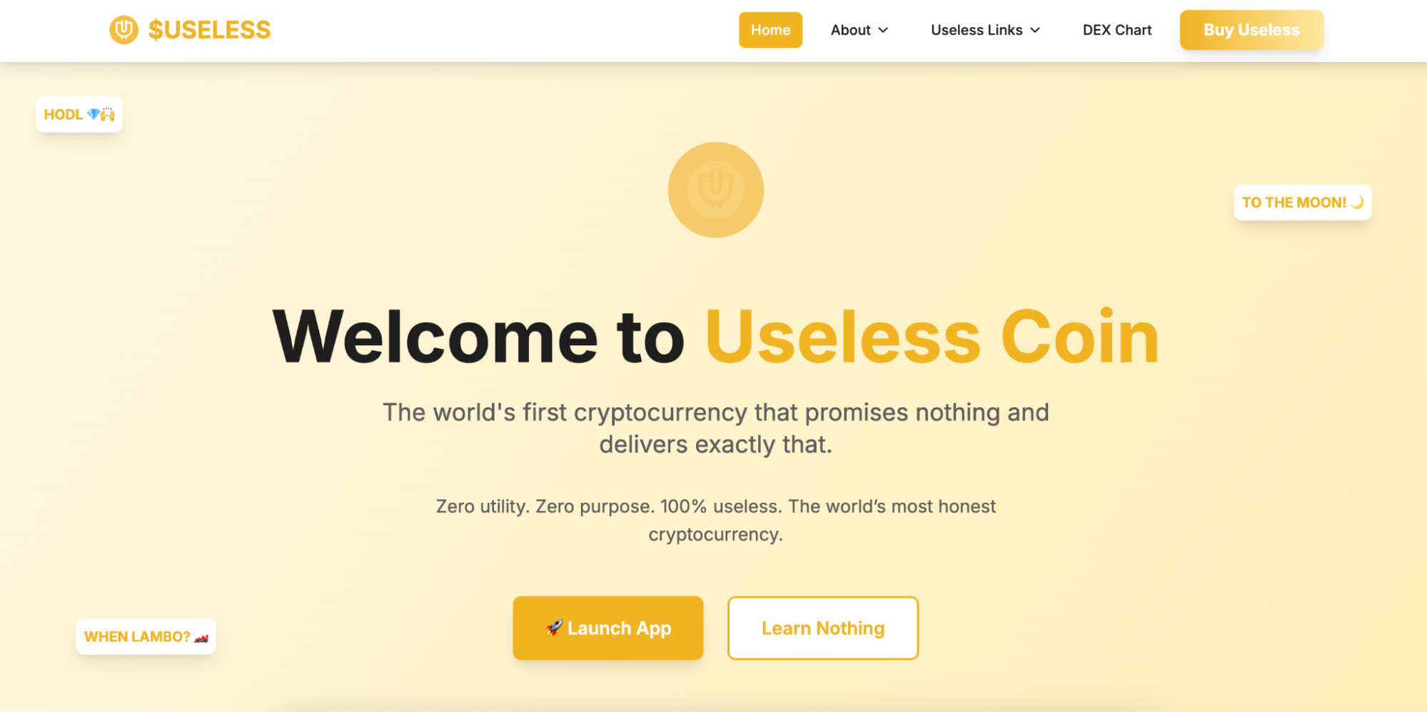Useless coin project