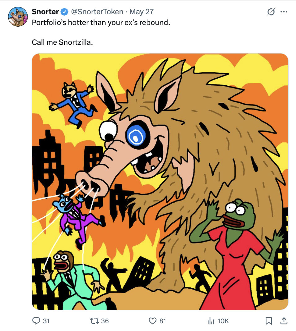 While Trojan’s Volume Soars to $45M, Budget-Friendly Snorter Token Pulls In $177K in a Day