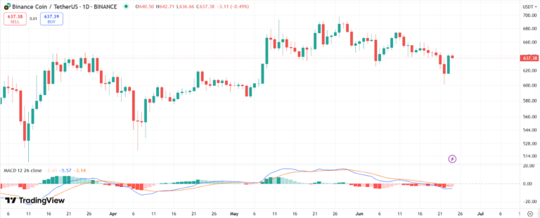 BNB -Preisdiagramm