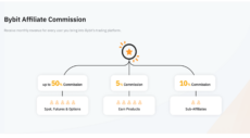 Sub-affiliates generate a 10% commission in the Bybit crypto affiliate program