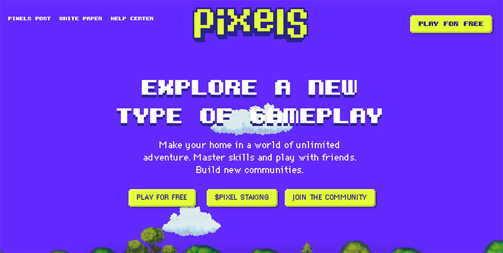Pixels crypto game