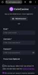 coincasino sign up