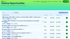 Arbitrum Drip farming opportunities featuring stablecoin deposits and lending