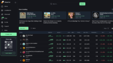 Pump.fun's list view showing the latest coins launched on the protocol