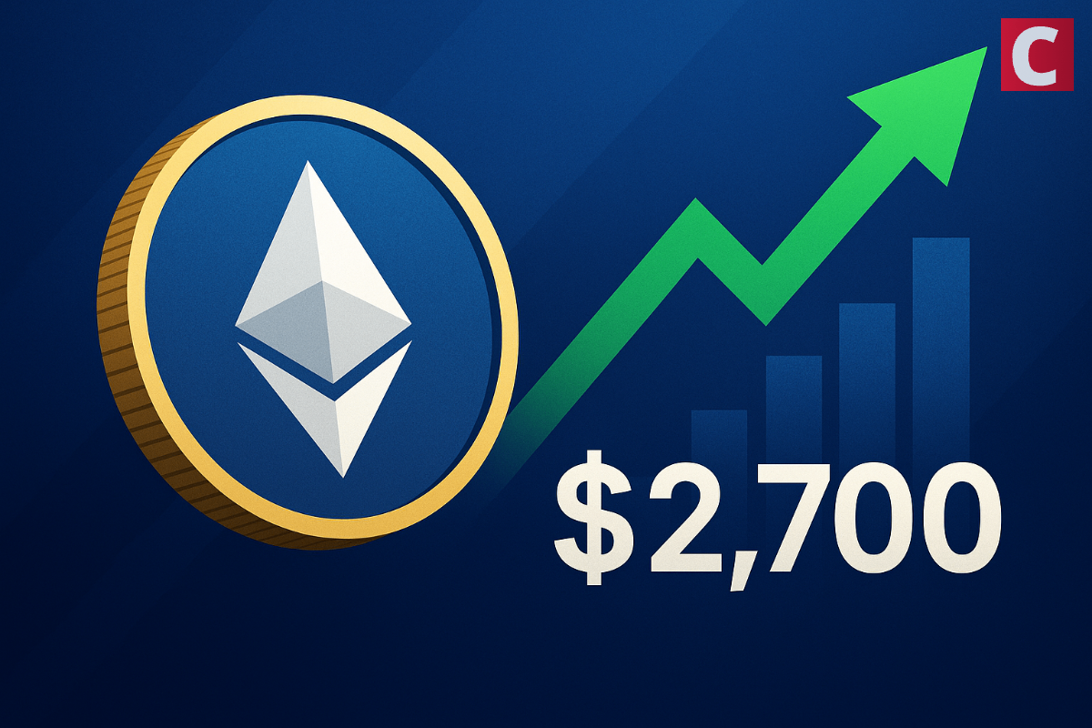Ethereum Price Today: Ether Briefly Reclaims $2,700 as Staked ETH Hits All-Time High