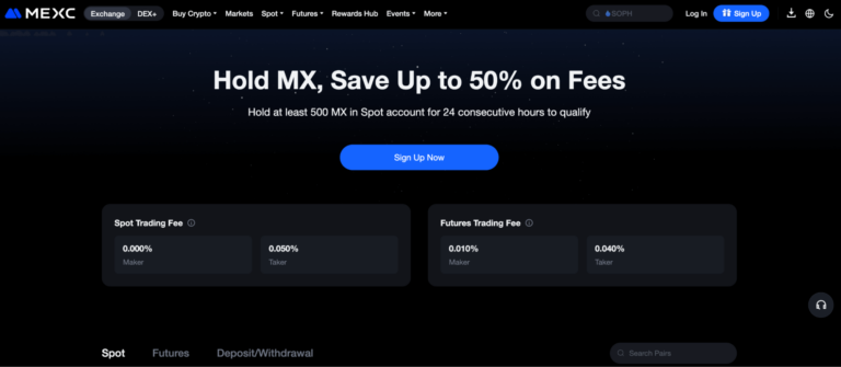MEXC 100x leverage