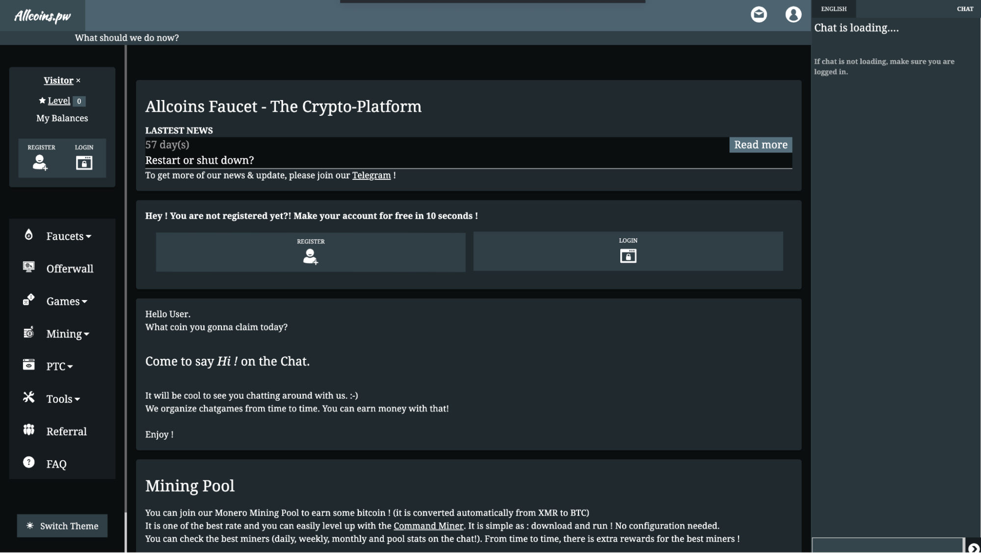 Allcoins.pw Website