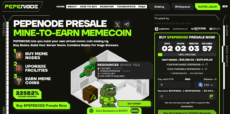 PEPENODE presale page