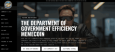 Doge Gov's website