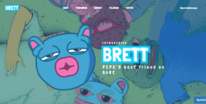 BRETT crypto homepage