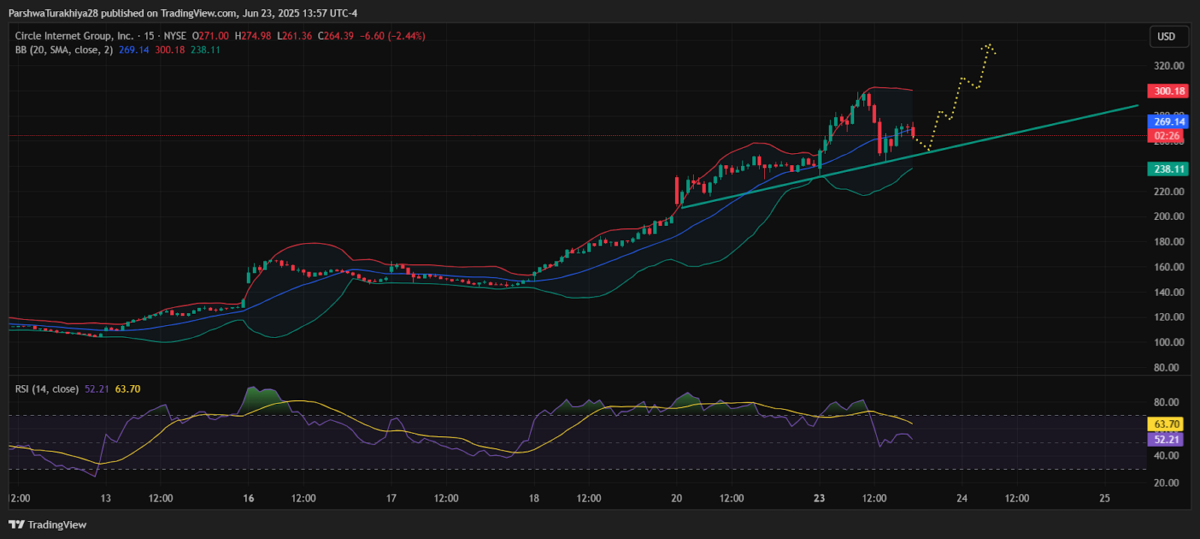 CRCL price dynamics | Source: TradingView