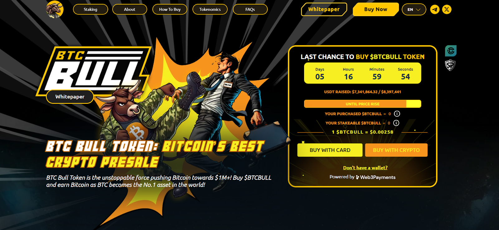 BTC Bull Token Official Website