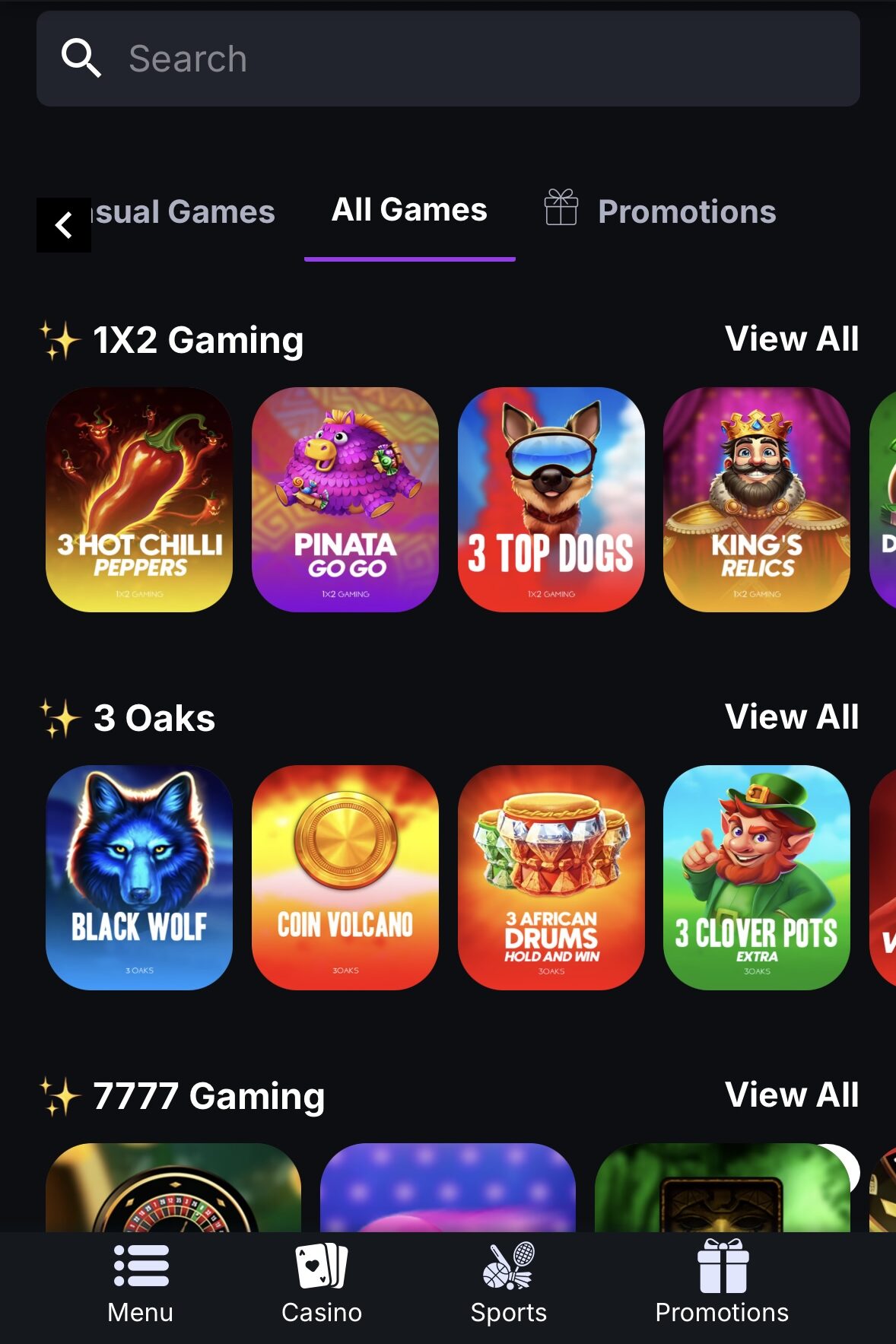 other games at coincasino