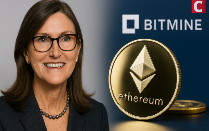 Cathie Wood’s Ark Invest Buys $20M Shares of ETH Treasury Firm Bitmine