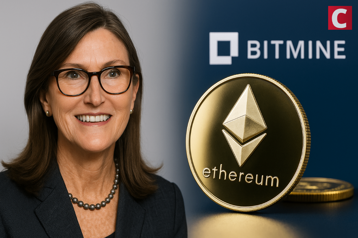 Cathie Wood’s Ark Invest Buys $20M Shares of ETH Treasury Firm Bitmine