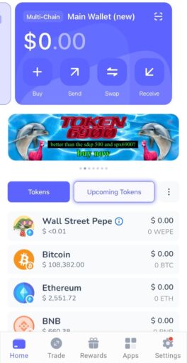 Best Wallet portfolio tracker displaying held cryptocurrency assets