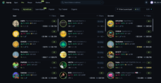 Jupiter's AlphaScan tool showing new Solana token launches and data