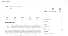 Interactive Brokers stock details page