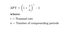APY Formula