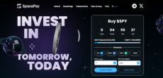 SpacePay presale homepage