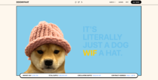 Dogwifhat crypto homepage