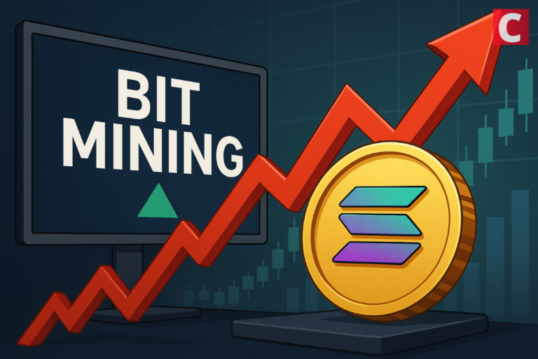Bit Mining Stock Skyrockets 250% After Decisive Solana Strategy Adoption