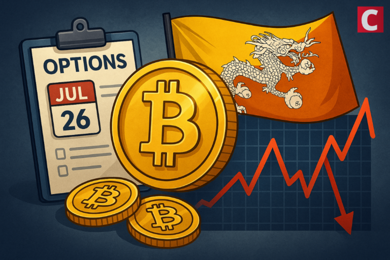 $4.3B Bitcoin Options Expiry Flashes Caution Amid ATH, Bhutan Offloads Another 100 BTC