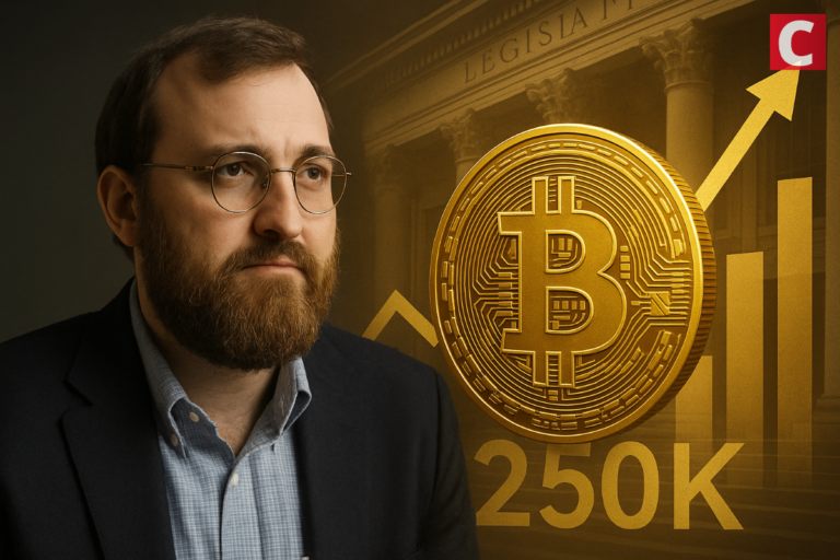 Cardano Founder Charles Hoskinson Predicts Bitcoin Price to $250,000 Driven by New Regulation