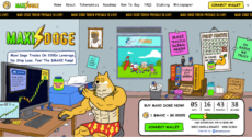 Maxi Doge ICO website