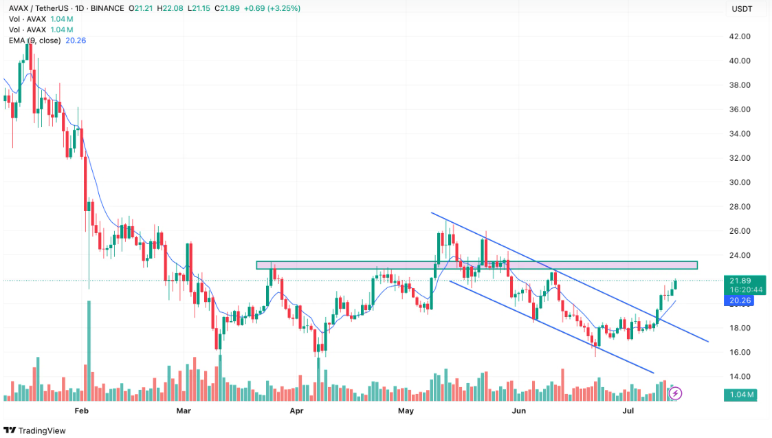 Avalanche Price Analysis 