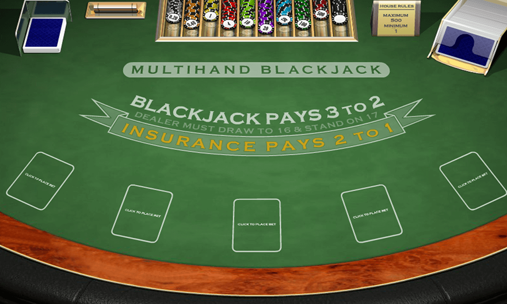 online table games blackjack