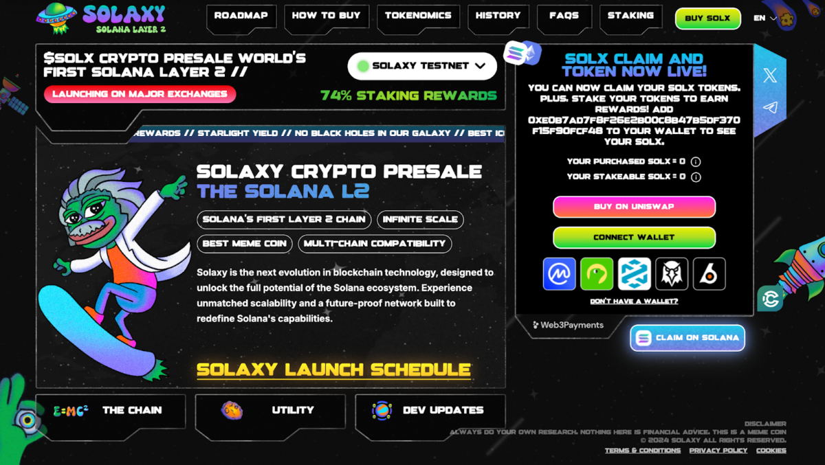 Solaxy presale