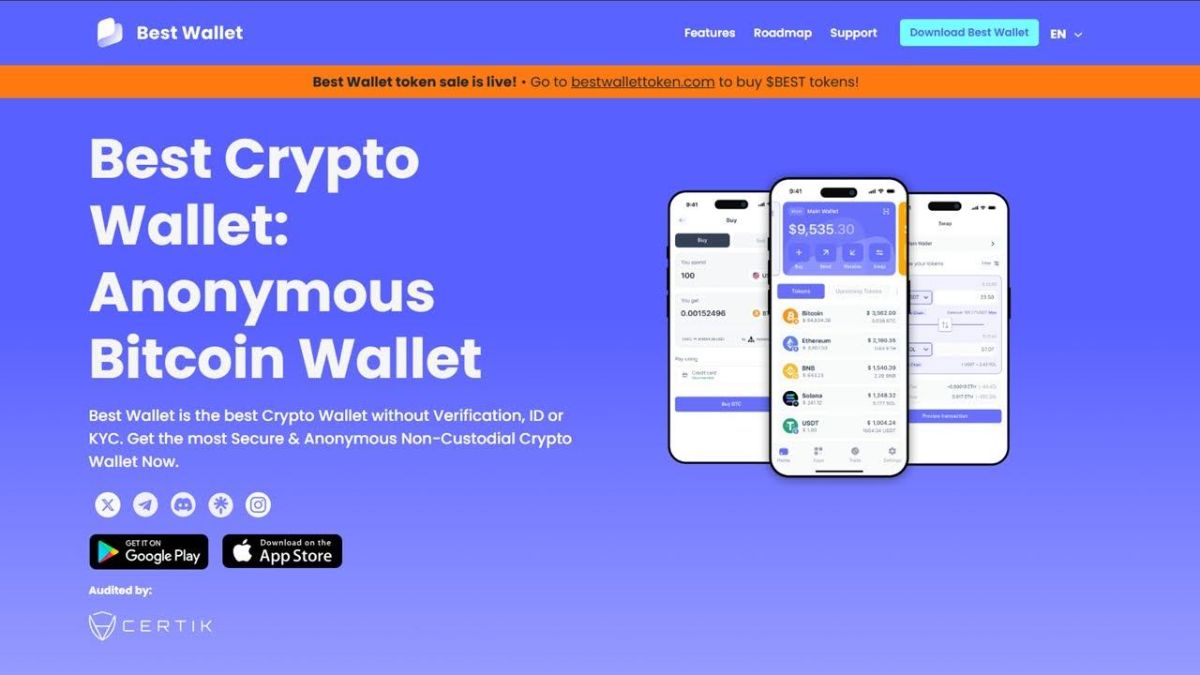 Best Wallet Official Page. Source: Best Wallet
