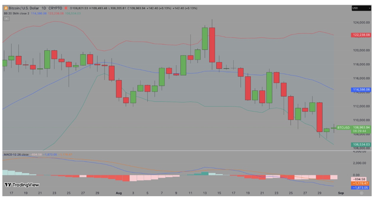 Bitcoin (BTC) Technical Price Analysis | Source: TradingView