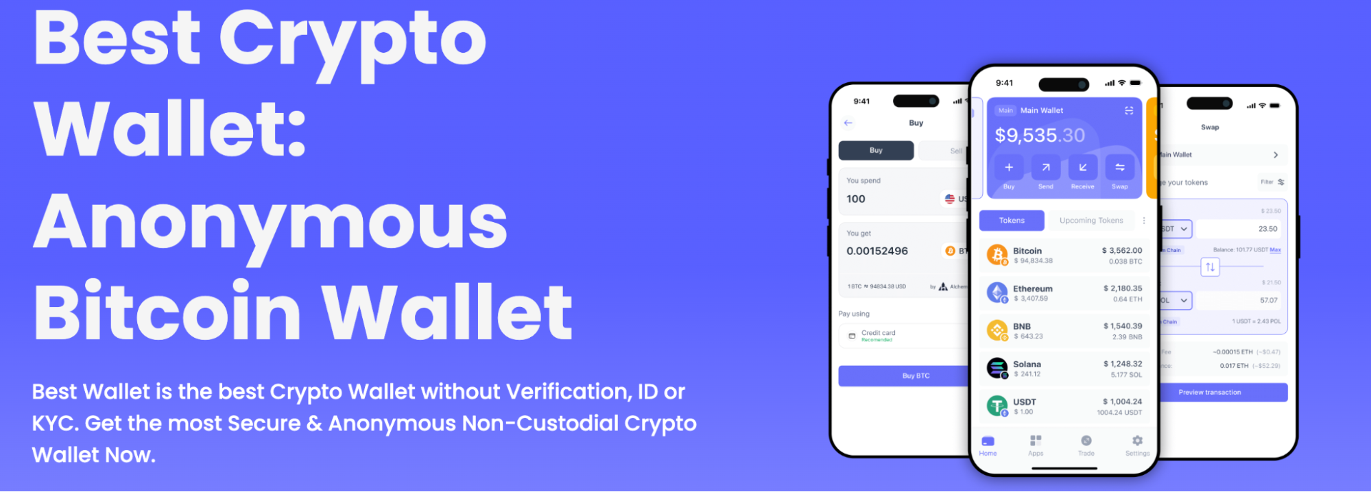 Best Wallet homepage