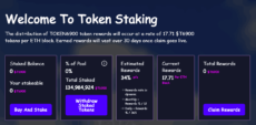 Token 6900 staking breakdown