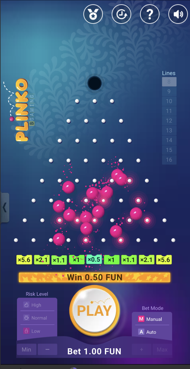 plinko drop ball