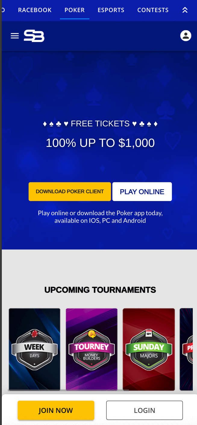 sportsbetting ag poker