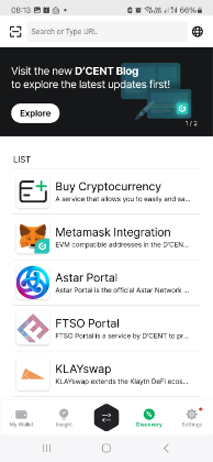 D’CENT Card supports popular features like dApps and fiat gateways. Source: D’CENT
