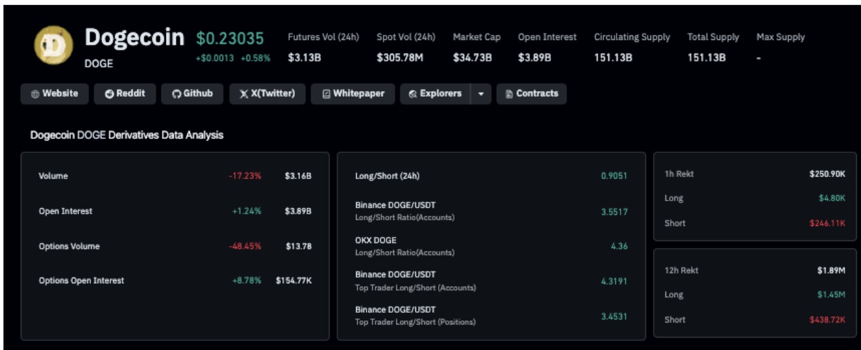 Dogecoin Price Rallies 4.5% as Traders React to Elon Musk’s New US Government Deal