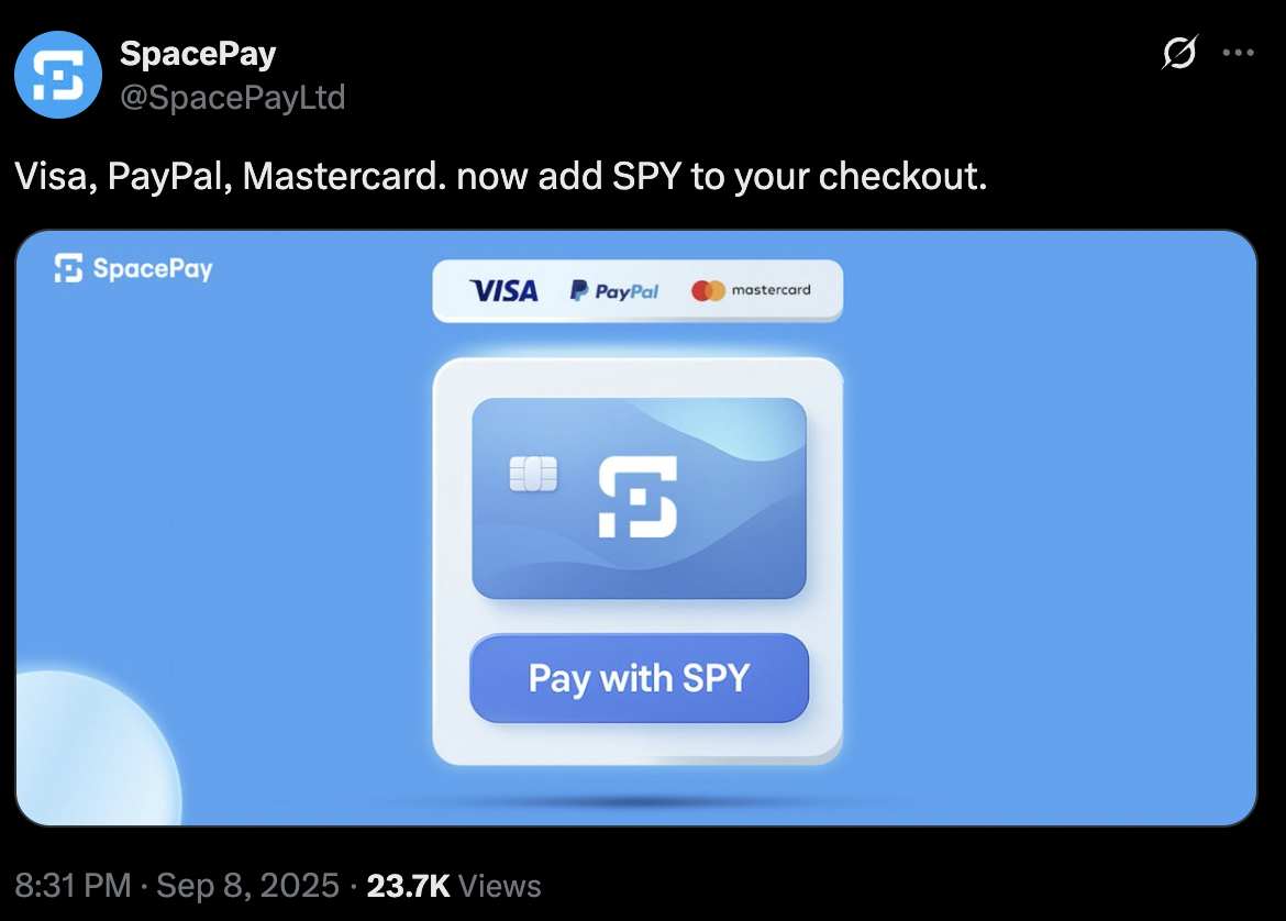 SpacePay on X
