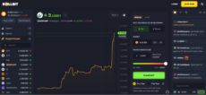 PUMP/USDT with 1000x leverage on Rollbit