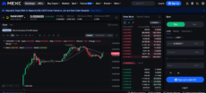 MEXC trading new pairs like RAIN/USDT on the spot exchange