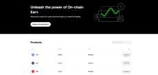 Homepage of one of the best crypto staking platforms OKX