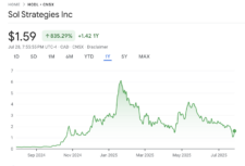 HODL stock price