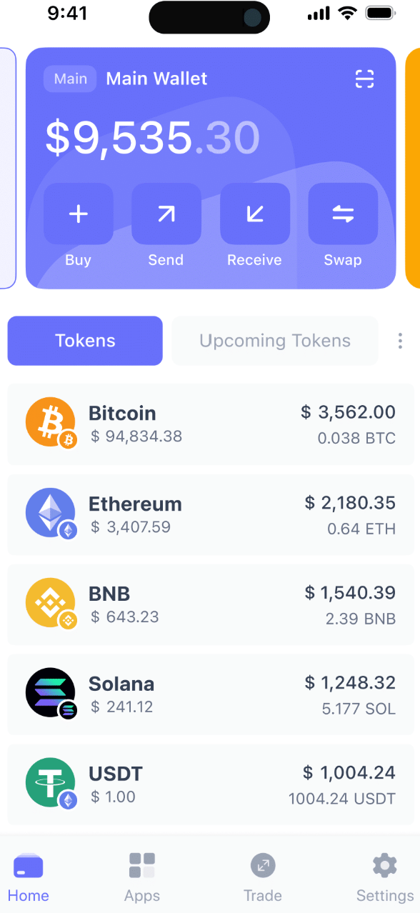 Best Wallet dashboard showing Bitcoin balance. Source: Best Wallet
