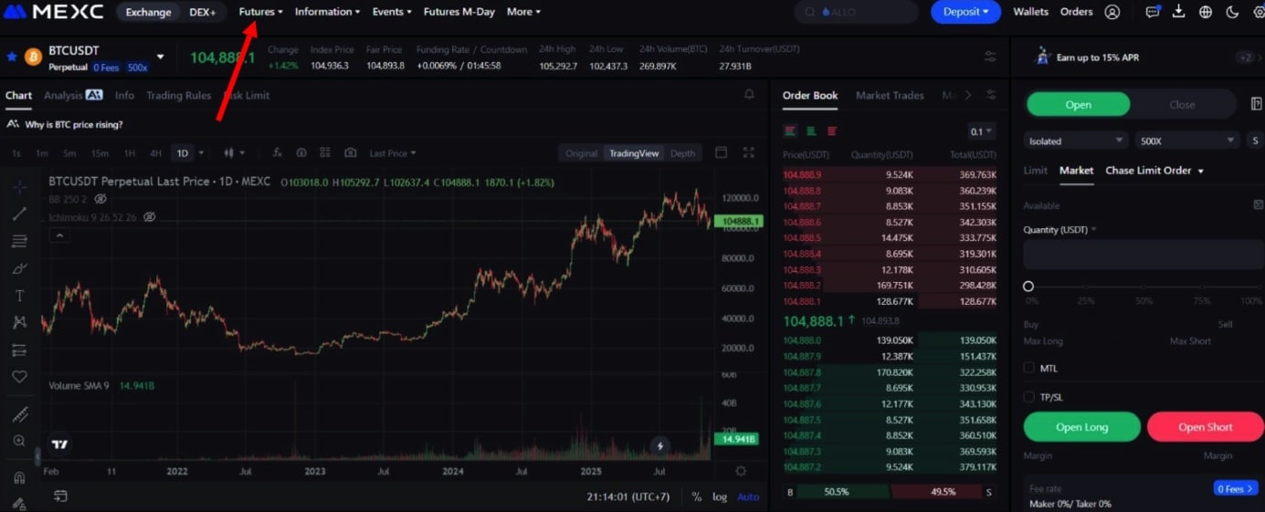 mexc futures trading