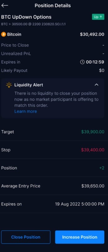 options positions