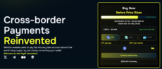 Screenshot showing Remittix's presale homepage with the amount raised so far