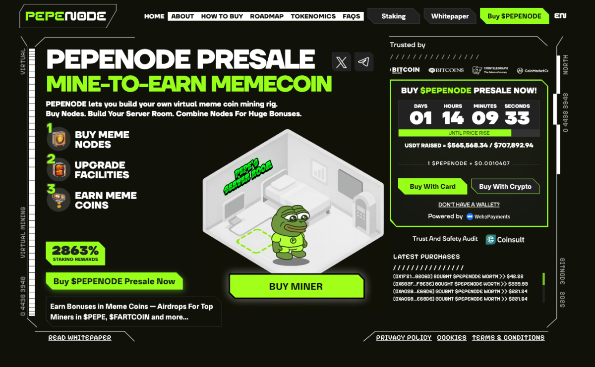 Pepenode Presale